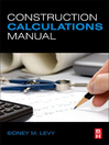 Construction Calculations Manual (eBook)